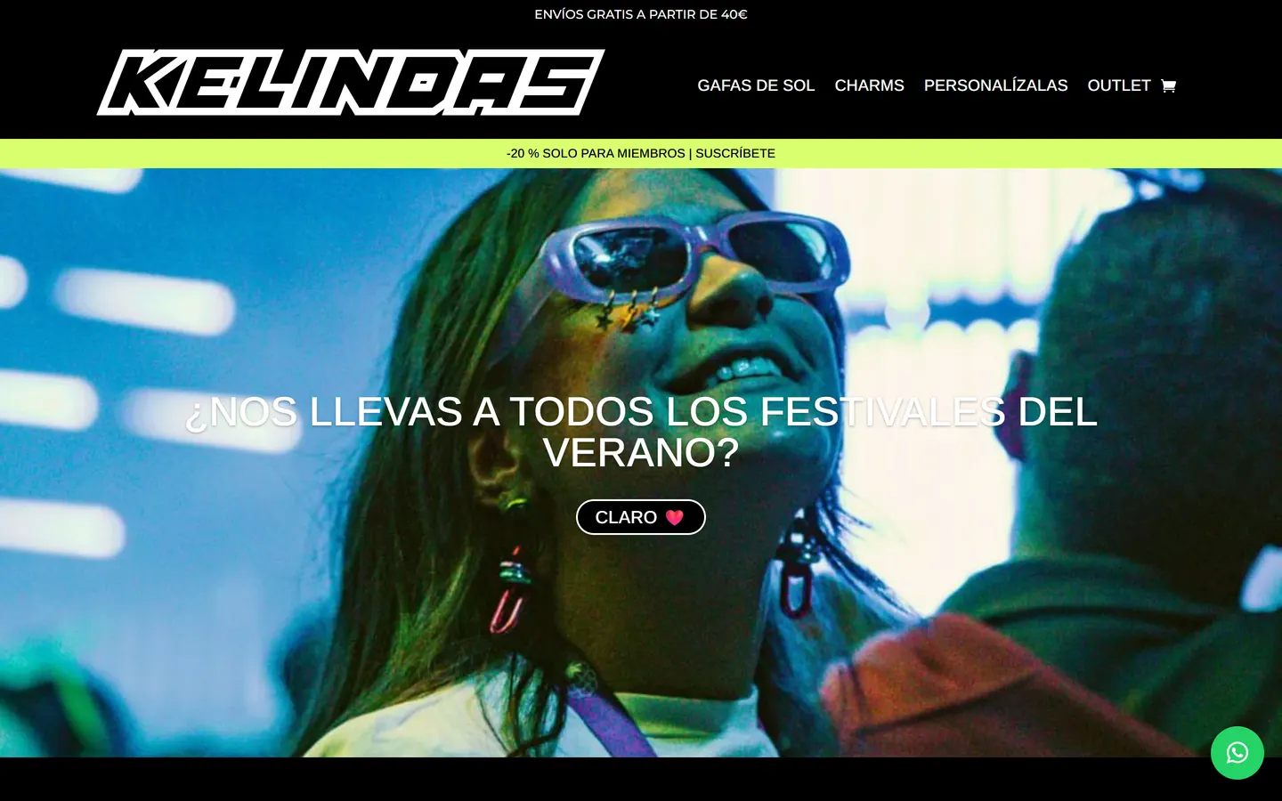 Home de la tienda online Kelindas